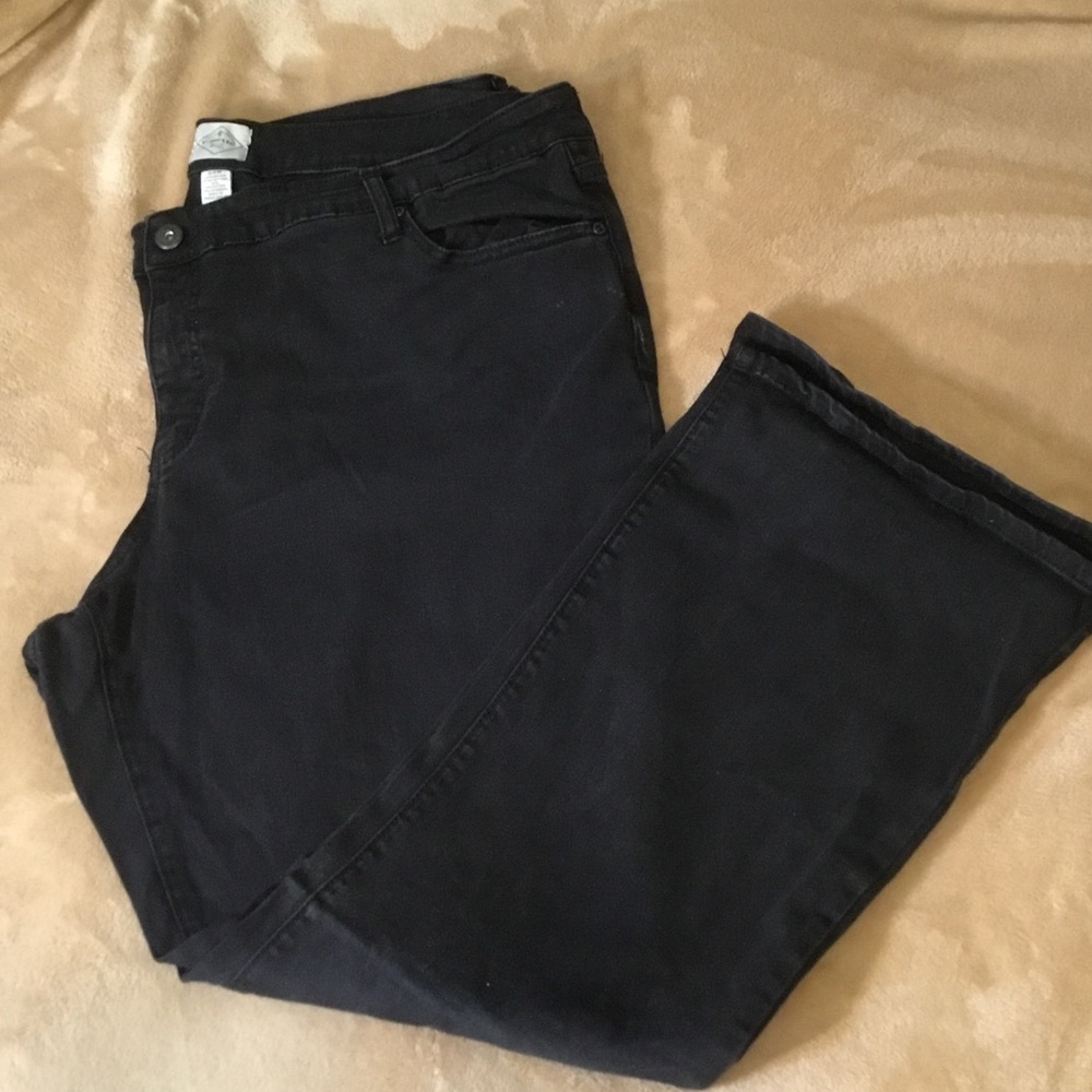 St. John's Bay Women's Black Bootcut Jeans